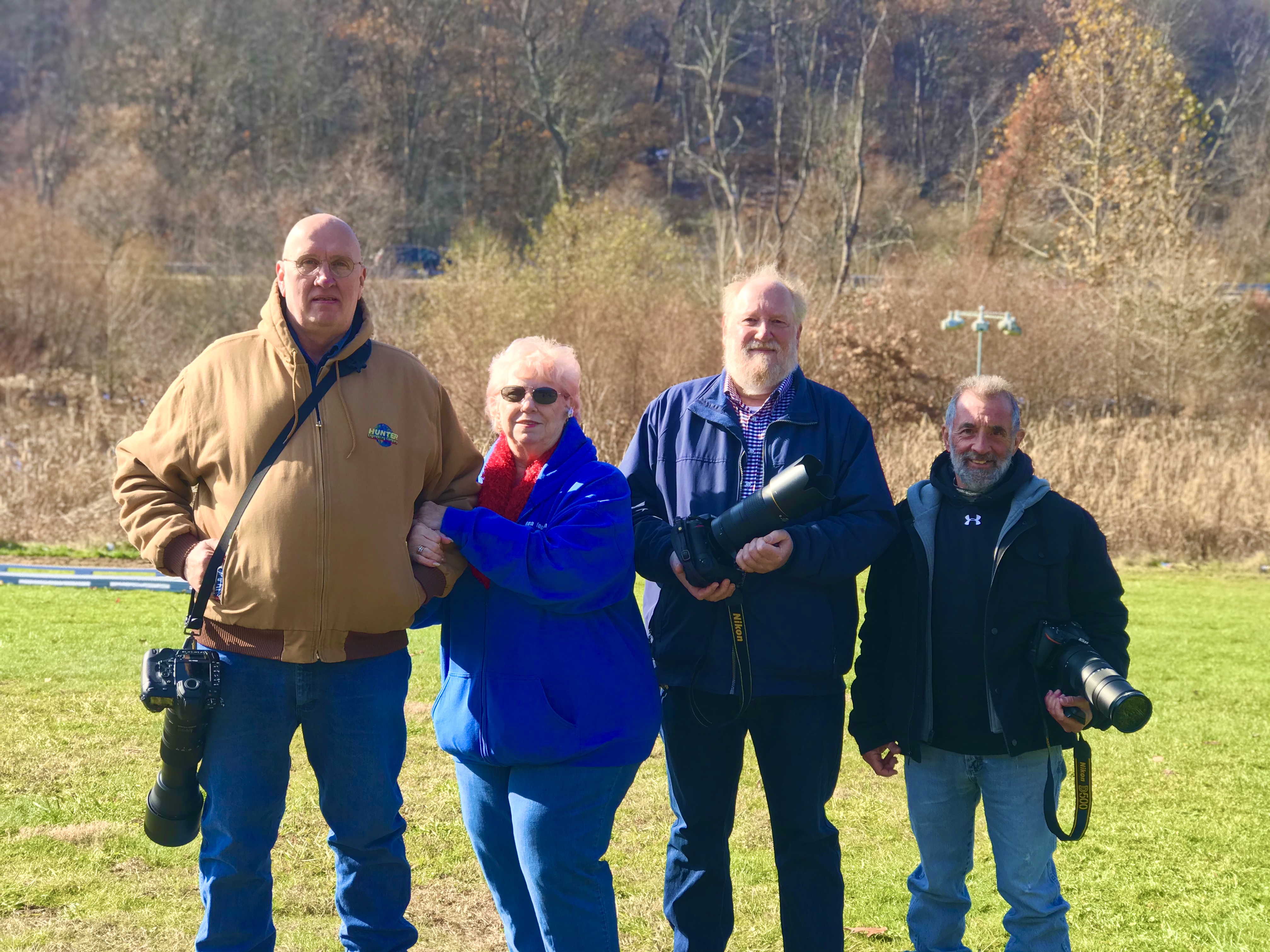 Bald eagle observation crew