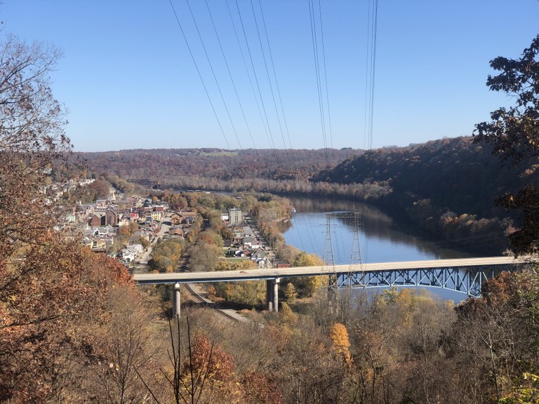 Overlooking Freeport from a potential RCT to BT connector