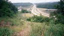 View of Route 28 Exit 14 from the trail