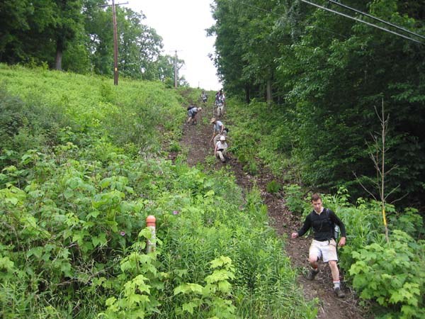 Down onto Murray Hill Rd.