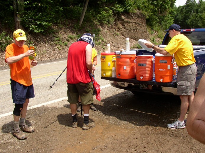 The coolers at Checkpoint 3