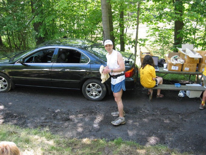 Dave Syiek at the Finish