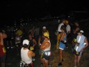 Runners wait at the start