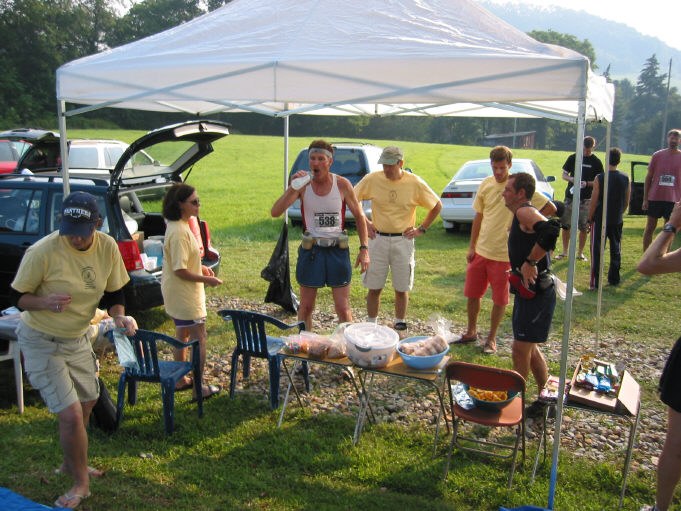 Aid Station 2 at Mile 12