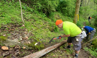 No shortage of trail work